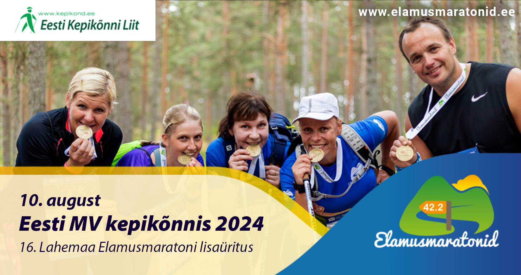Eesti meistrivõistlused kepikõnnis toimuvad 10. augustil Kolgaküla terviserajal